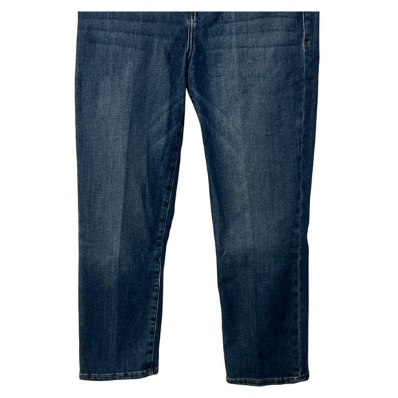 FRAME WOMENS 26 LE HIGH-RISE STRAIGHT FIT ANKLE JEANS BESTIA MEDIUM BLUE DENIM - Picture 7 of 12